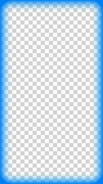 Flat design dark gray rounded rectangle panel is glowing neon blue on Stock Illustration