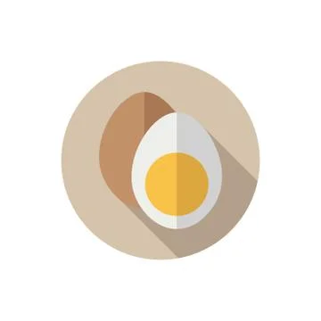 Flat design eggs Stock Illustration