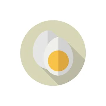 Flat design eggs Stock Illustration