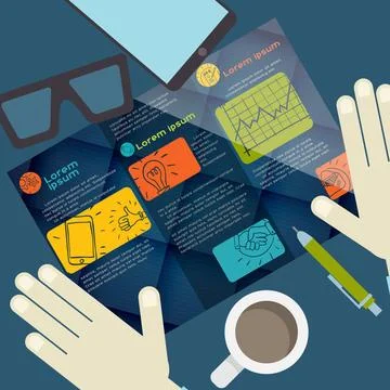 Flat Design Elements Flat Design Elements. Vector Illustration. Eps 10 Cop... Stock Photos