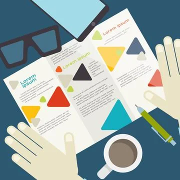 Flat Design Elements Flat Design Elements. Vector Illustration. Eps 10 Cop... Stock Photos