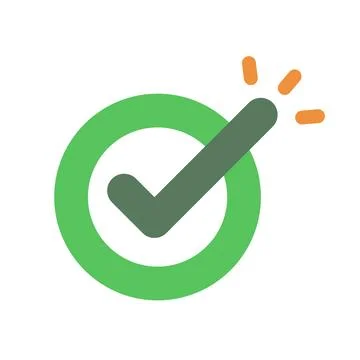 Flat design emphasis pop check box. Vector. Stock Illustration