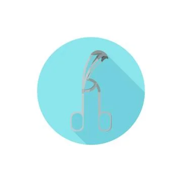 Flat design Eyelash Curler Stock Illustration