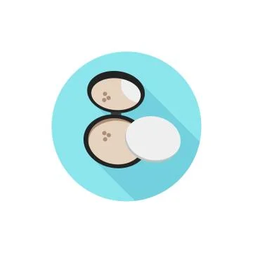 Flat design Face Powder Stock Illustration