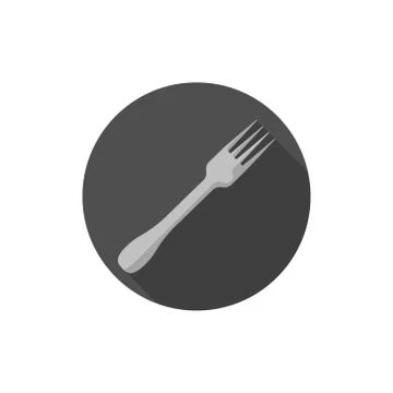 Flat design Fork Stock Illustration