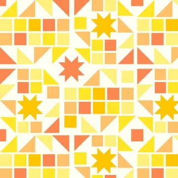 Flat design geometric pattern Stock Illustration