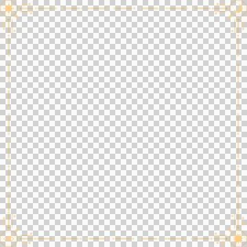 Flat design golden frame is featuring corner star moon sun and eye motifs on Stock Illustration