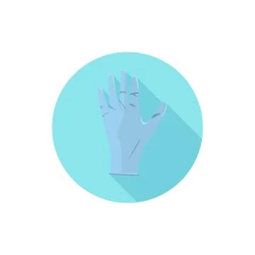 Flat design Hygienic Gloves Stock Illustration