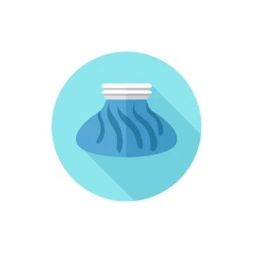 Flat design Ice Pack Stock Illustration