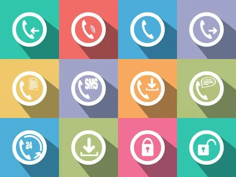 Flat design Illustrazione stock