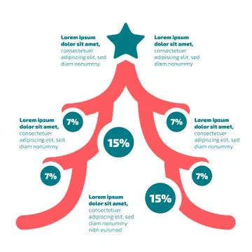 Flat design infographic Stock Illustration
