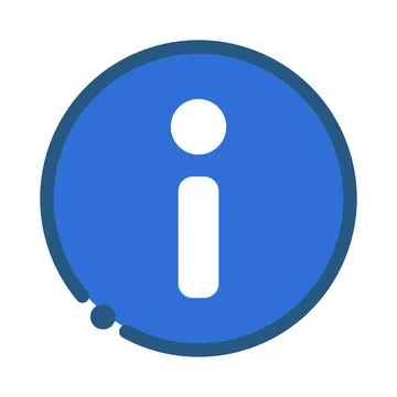 Flat design information desk icon. Vector. Stock Illustration