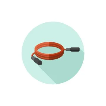 Flat design Jump Rope Stock Illustration