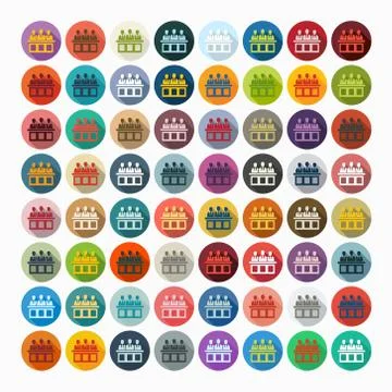 Flat design: jurors Stock Illustration