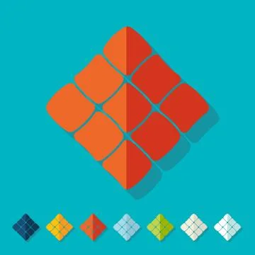 Flat design: ketupat Illustrazione stock