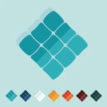 Flat design: ketupat Illustrazione stock