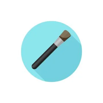 Flat design Makeup Brush Stock Illustration