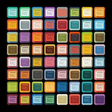 Flat design: mixer controller Illustrazione stock