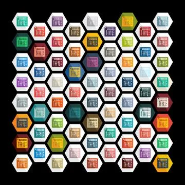Flat design: mixer controller Ilustración de archivo