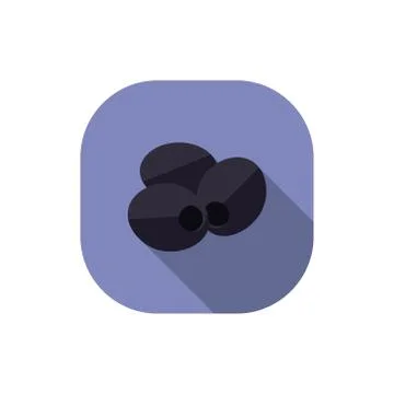 Flat design olives Stock Illustration