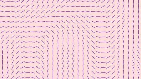 Flat Design Pale Pink and Purple Kinetic Wave Loop Stock Footage 341434217