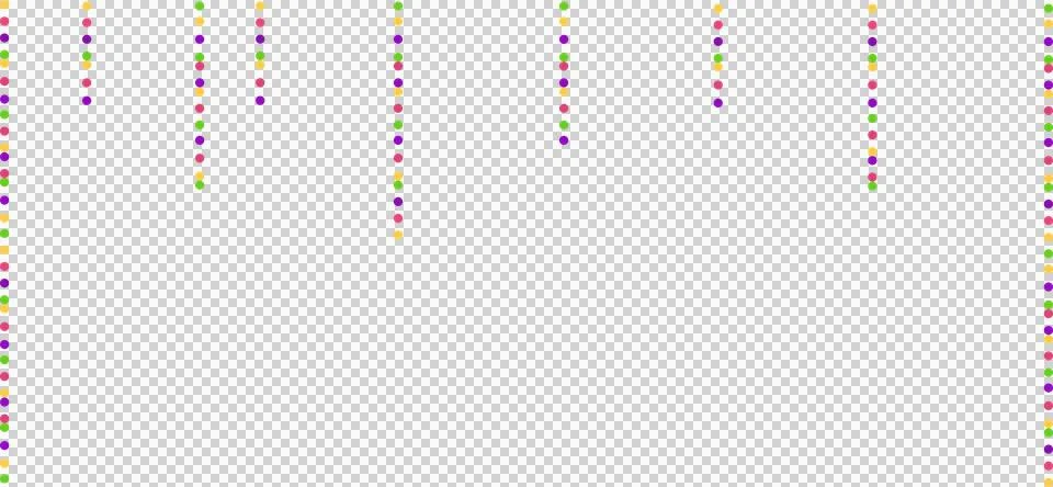 Flat design pattern is showing magenta green yellow dot columns floating on Stock Illustration