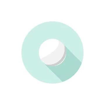 Flat design Ping Pong Ball Stock Illustration