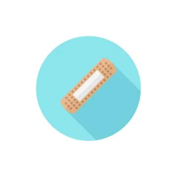 Flat design Plaster Stock Illustration