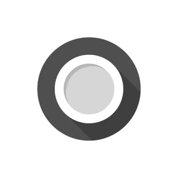 Flat design plate Stock Illustration