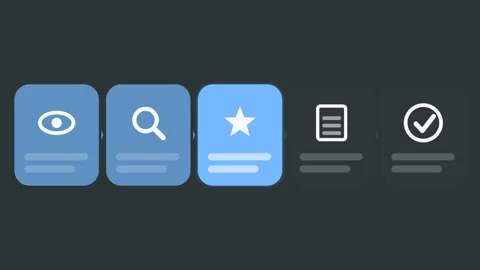 Flat design Product launch landing page animation - graphite marketing motion Видео 342626882