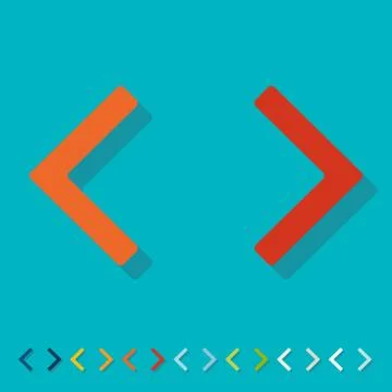 Flat design. programming イラスト素材