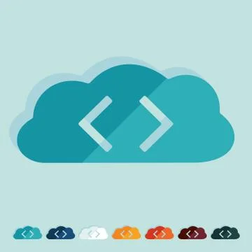 Flat design. programming 스톡 일러스트