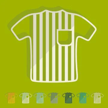 Flat design: referee Stock Illustration