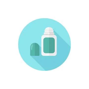 Flat design Roll On Deodorant Stock Illustration