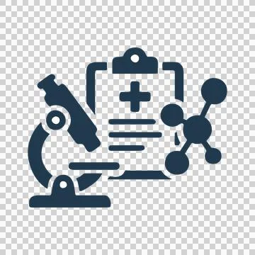 Flat Design Science Laboratory Research Medical Concept Icon Illustration Stock Illustration