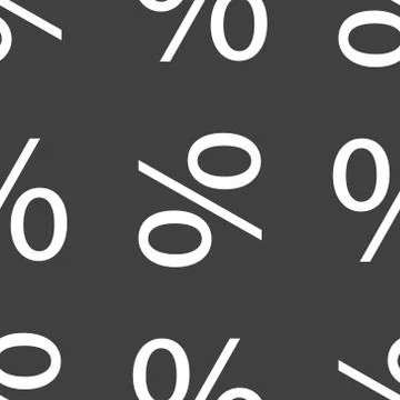 Flat design. Seamless gray pattern. Stock Illustration