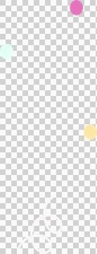Flat design shapes floating on transparent background, showing pastel confetti Stock Illustration