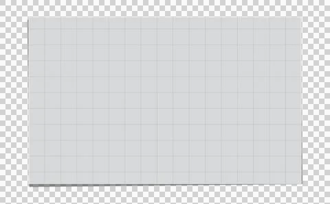 Flat design showing graph paper floating over transparent backdrop with grid Stock Illustration