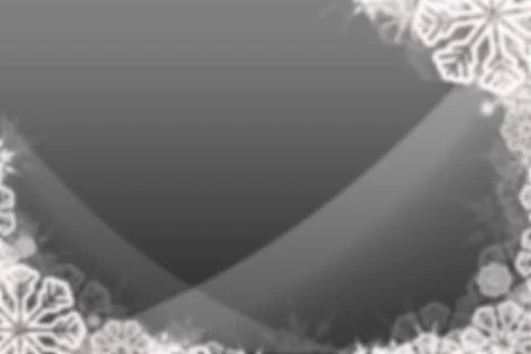Flat design is showing intricate white snowflake border surrounding grey grad Stock Illustration