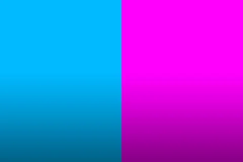 Flat design is showing vertical gradient panels fading from cyan to teal and Illustrazione stock