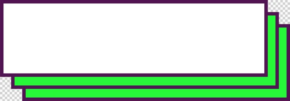 Flat design is stacking white and green rectangles with purple borders on 스톡 일러스트