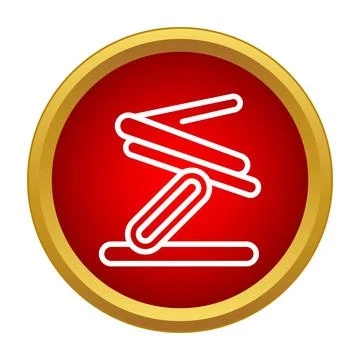 Flat design staple remover tool icon illustration Stock Illustration