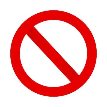 Flat design stop sign. Vector. Stock Illustration