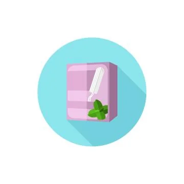 Flat design Tampon Pack Stock Illustration