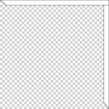 Flat design teal polygon panel is floating on transparent background with white Stock Illustration