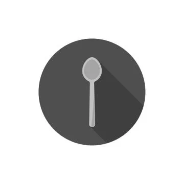 Flat design Teaspoon Stock Illustration