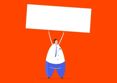 Flat design template Stock Illustration