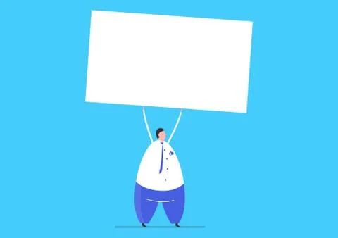 Flat design template Stock Illustration