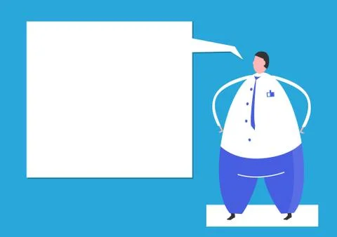 Flat design template Stock Illustration