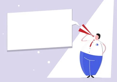 Flat design template Stock Illustration